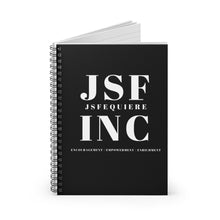 Load image into Gallery viewer, JSF INC Spiral Notebook - Ruled Line