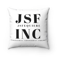 Load image into Gallery viewer, JSF INC-Spun Polyester Square Pillow
