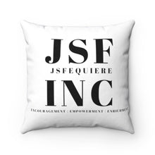 Load image into Gallery viewer, JSF INC-Spun Polyester Square Pillow
