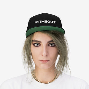 TIMEOUT -Unisex Flat Bill Hat