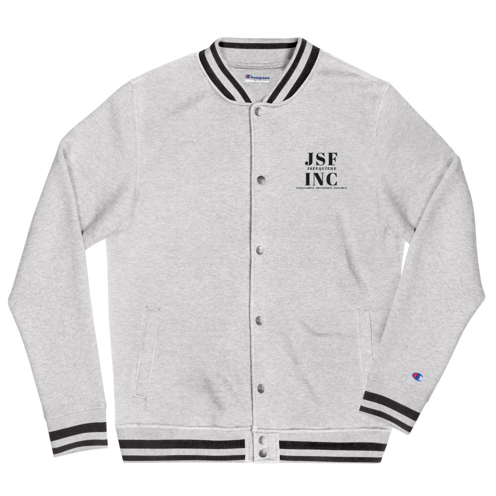 JSFequiere Embroidered Champion Bomber Jacket