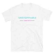 Load image into Gallery viewer, JSFEQUIERE UNSTOPPABLE-Short-Sleeve Unisex T-Shirt (white/grey)
